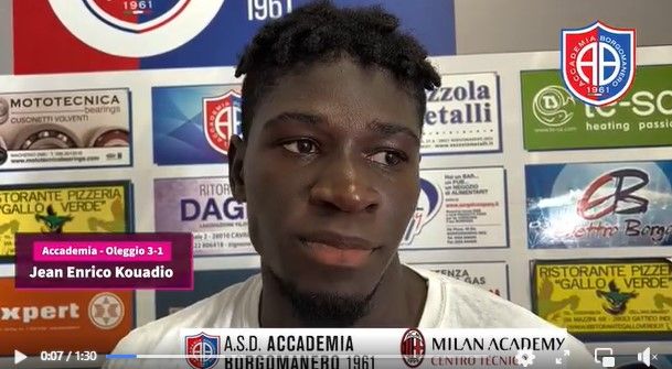 immagine di anteprima del video: Kouadio dopo Accademia Oleggio 3-1